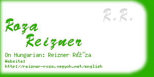 roza reizner business card